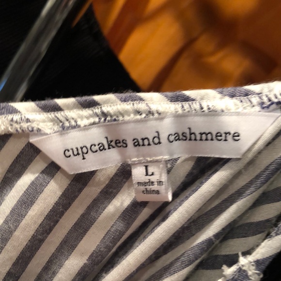 Cupcakes and Cashmere Striped Flowy Shirt - Picture 2 of 4